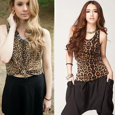 Summer Fashion Women Sexy Cotton Vest Hot Crop Top Leopard Print Tanks Casual Camis Hot sale
Summer Fashion Women Sexy Cotton Vest Hot Crop Top Leopard Print Tanks Casual Camis Hot sale