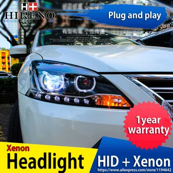Hireno Headlamp for 2012-2014 Nissan Sentra Sylphy Headlight Headlight Assembly LED DRL Angel Lens Double Beam HID Xenon 2pcs
Hireno Headlamp for 2012-2014 Nissan Sentra Sylphy Headlight Headlight Assembly LED DRL Angel Lens Double Beam HID Xenon 2pcs