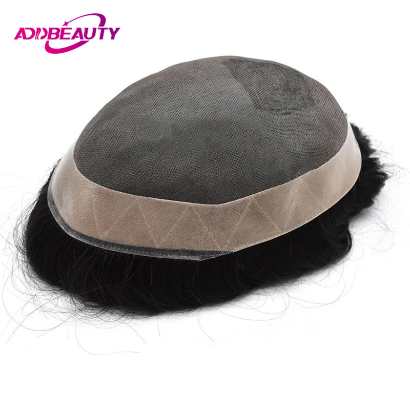 AddBeauty Hair Fine Mono Lace Men's Toupee Poly coating Human Hair Wigs Durable Hairpieces Systems NPU Indian Remy
AddBeauty Hair Fine Mono Lace Men's Toupee Poly coating Human Hair Wigs Durable Hairpieces Systems NPU Indian Remy