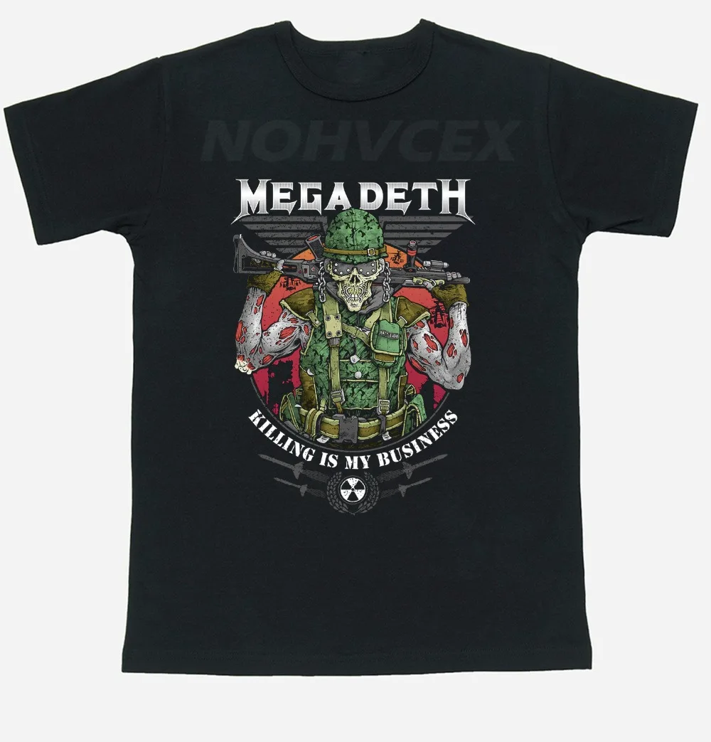 Mens t shirts fashion Megadeth Letter printing Men's T-shirt Cotton O Neck short sleeve Tee Shirt
Mens t shirts fashion Megadeth Letter printing Men's T-shirt Cotton O Neck short sleeve Tee Shirt