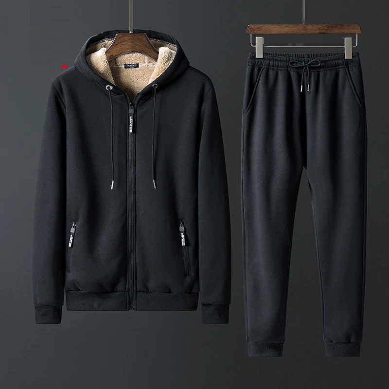 Men Fleece Liner Running Sports Suit Thickening Velvet Outdoor Sportswear Winter Running Set Man 120
Men Fleece Liner Running Sports Suit Thickening Velvet Outdoor Sportswear Winter Running Set Man 120