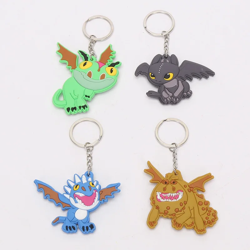 4pcs/set How to Train Your Dragon 3 keychain keyring night fury Toothless Figure Toys
4pcs/set How to Train Your Dragon 3 keychain keyring night fury Toothless Figure Toys