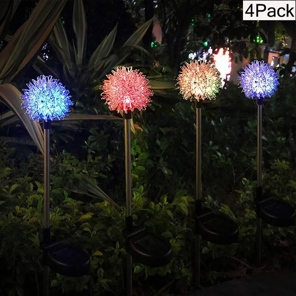 Solar Garden Stake Lights Outdoor Waterproof Multi-Color Changing LED Solar Powered Light Lamps with Flowers Decorative Lights
Solar Garden Stake Lights Outdoor Waterproof Multi-Color Changing LED Solar Powered Light Lamps with Flowers Decorative Lights
