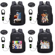 anime Kuroko no Basket backback Anti-theft USB Charge Backpack Laptop student Backpack Waterproof Travel Bag 20 style
anime Kuroko no Basket backback Anti-theft USB Charge Backpack Laptop student Backpack Waterproof Travel Bag 20 style