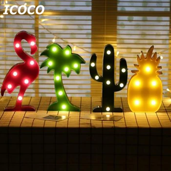 ICOCO LED Night Light 3D Desk Lamp for Indoor Home Party Bedroom Decoration Flamingo Pineapple Cactus Christmas Tree Sale
ICOCO LED Night Light 3D Desk Lamp for Indoor Home Party Bedroom Decoration Flamingo Pineapple Cactus Christmas Tree Sale