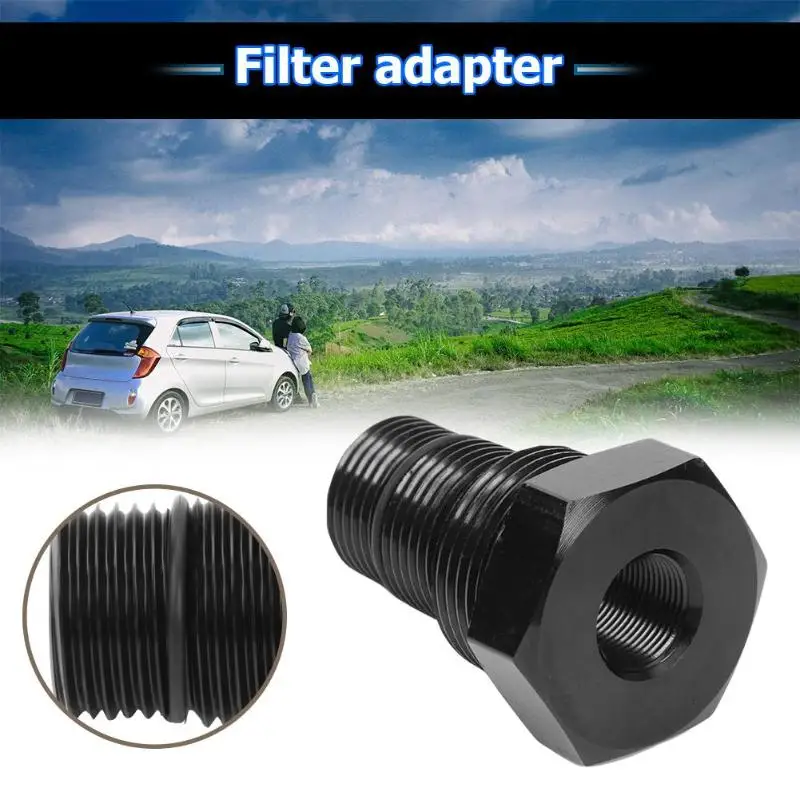 Auto Threaded Oil Filter Adapter 1/2-28, 5/8-24 to 3/4-16, 13/16-16, 3/4NPT Internal Thread 1/2-28 Or 5/8-24 Black Exterior
Auto Threaded Oil Filter Adapter 1/2-28, 5/8-24 to 3/4-16, 13/16-16, 3/4NPT Internal Thread 1/2-28 Or 5/8-24 Black Exterior
