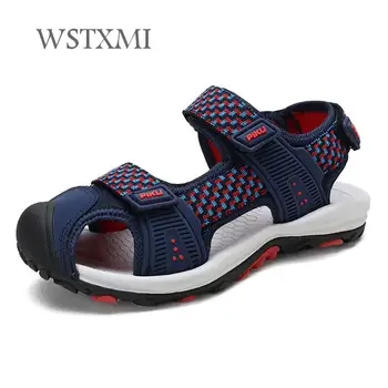 2019 Summer Kids Sandals for Boys Shoes Student Sports Beach Sandals Soft Cloth Leather Non-slip Children Casual Outdoor Sandals
2019 Summer Kids Sandals for Boys Shoes Student Sports Beach Sandals Soft Cloth Leather Non-slip Children Casual Outdoor Sandals