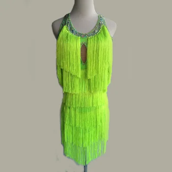 New style latin dance costume sexy diamond tassel latin dance dress for women latin dance competition dresses S-4XL
New style latin dance costume sexy diamond tassel latin dance dress for women latin dance competition dresses S-4XL