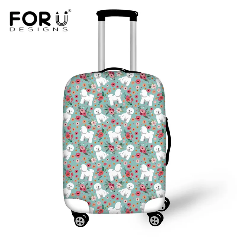 FORUDESIGNS Travel Luggage Protective Cover Cute Bichon Frise Flower Printing Dust Rain Covers for 18-30 Inch Trolley Suitcase
FORUDESIGNS Travel Luggage Protective Cover Cute Bichon Frise Flower Printing Dust Rain Covers for 18-30 Inch Trolley Suitcase