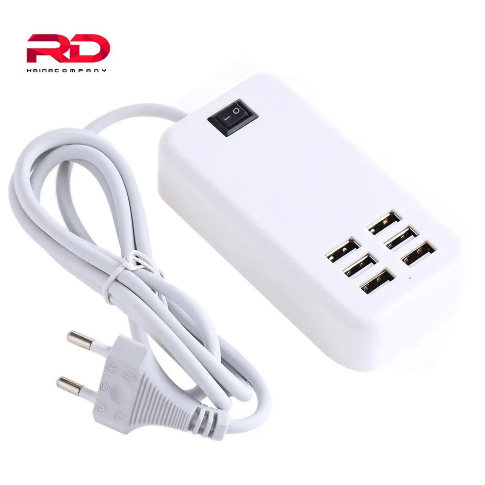 Universal Multiple Wall Charging 6 Ports USB Charger 5V/3A EU Plug Mobile Phone Charge Adapter For iPhone 8 8x fo rSamsung s7
Universal Multiple Wall Charging 6 Ports USB Charger 5V/3A EU Plug Mobile Phone Charge Adapter For iPhone 8 8x fo rSamsung s7