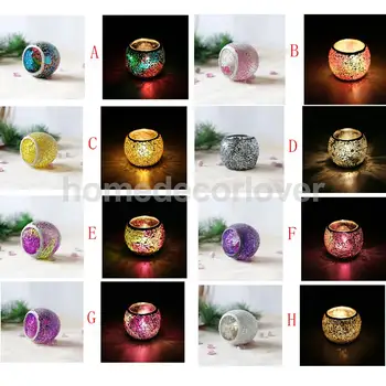 Glow in Gark Mosaic Glass Votive Tealight Candle Holder Candelabra Bowl for Holidays Festival Wedding Valentine 5Pcs
Glow in Gark Mosaic Glass Votive Tealight Candle Holder Candelabra Bowl for Holidays Festival Wedding Valentine 5Pcs