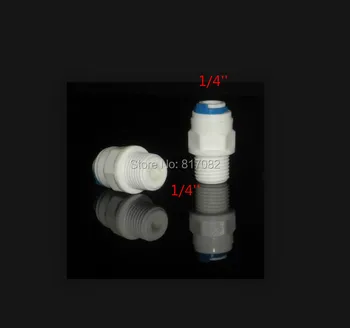 2PCS RO Fittings Straight Male 1/4'' OD Tube Push in X 1/4" BSP with Clamp Free Shipping
2PCS RO Fittings Straight Male 1/4'' OD Tube Push in X 1/4" BSP with Clamp Free Shipping