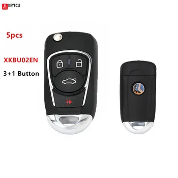 Keyecu 5PCS/lot XHORSE (English Version) Universal ire Remote Key Fob 3+1 Button XKBU02EN for VVDI Key Tool VVDI2
Keyecu 5PCS/lot XHORSE (English Version) Universal ire Remote Key Fob 3+1 Button XKBU02EN for VVDI Key Tool VVDI2