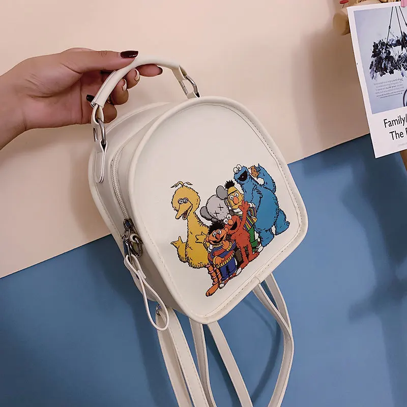 Lovely Cartoon Pu Leather Mini Backpack Women Travel Portable Softback Bag Printing Small School Bags Girl White Backpacks 2019
Lovely Cartoon Pu Leather Mini Backpack Women Travel Portable Softback Bag Printing Small School Bags Girl White Backpacks 2019