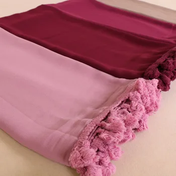 Women Fashion Plain Solid Tassel Bubble Chiffon Instant Hijab Shawls Scarves Wrap Muslim Sjaal Kerchief Echarpe Foulard Femme
Women Fashion Plain Solid Tassel Bubble Chiffon Instant Hijab Shawls Scarves Wrap Muslim Sjaal Kerchief Echarpe Foulard Femme