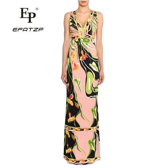 EFATZP New Women's Fashion Sleeveless vest Slender Elastic Knitted silk jersey dress
EFATZP New Women's Fashion Sleeveless vest Slender Elastic Knitted silk jersey dress