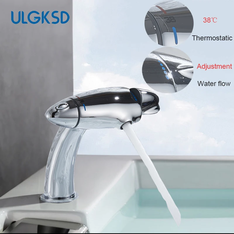 Basin Faucet thermostatic Chrome Finish Bathroom Faucets Can Regulate Water Flow Copper High Quality Tap
Basin Faucet thermostatic Chrome Finish Bathroom Faucets Can Regulate Water Flow Copper High Quality Tap