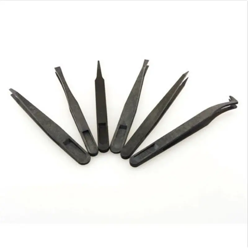 6 pcs Best Sale All Purpose Precision Tweezer Set Black Plastic Anti Static Tool Kit 6 pcs Best Sale All Purpose Precision Tweezer Set Black Plastic Anti Static Tool Kit<br><br>Aliexpress
