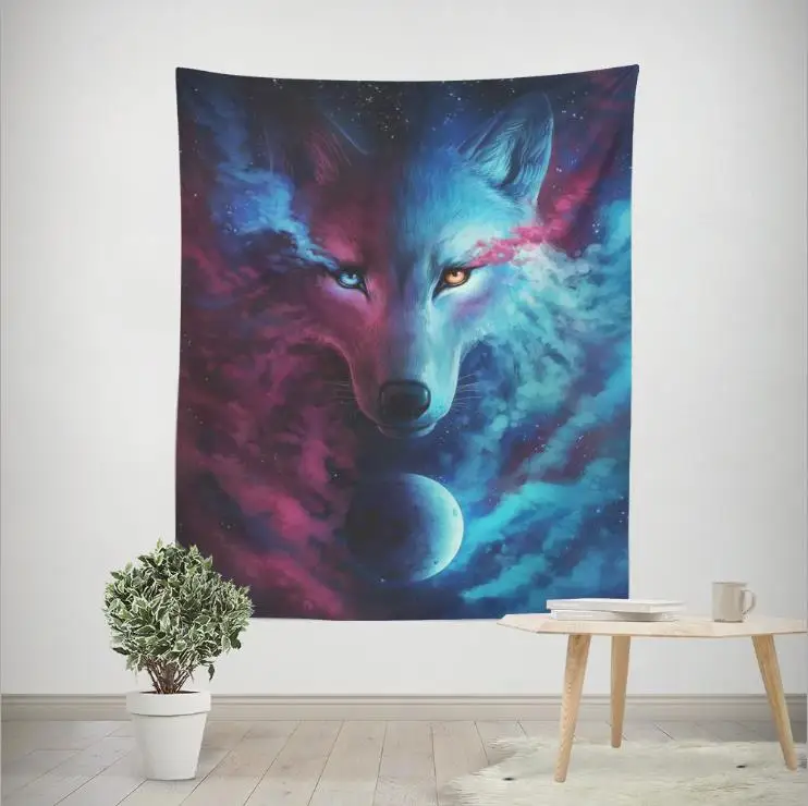 Hanging Wall Tapestry European And American Popular Animal Avatar Living Room Tapestry Home Decor 150x130cm/150x100cm Polyester
Hanging Wall Tapestry European And American Popular Animal Avatar Living Room Tapestry Home Decor 150x130cm/150x100cm Polyester