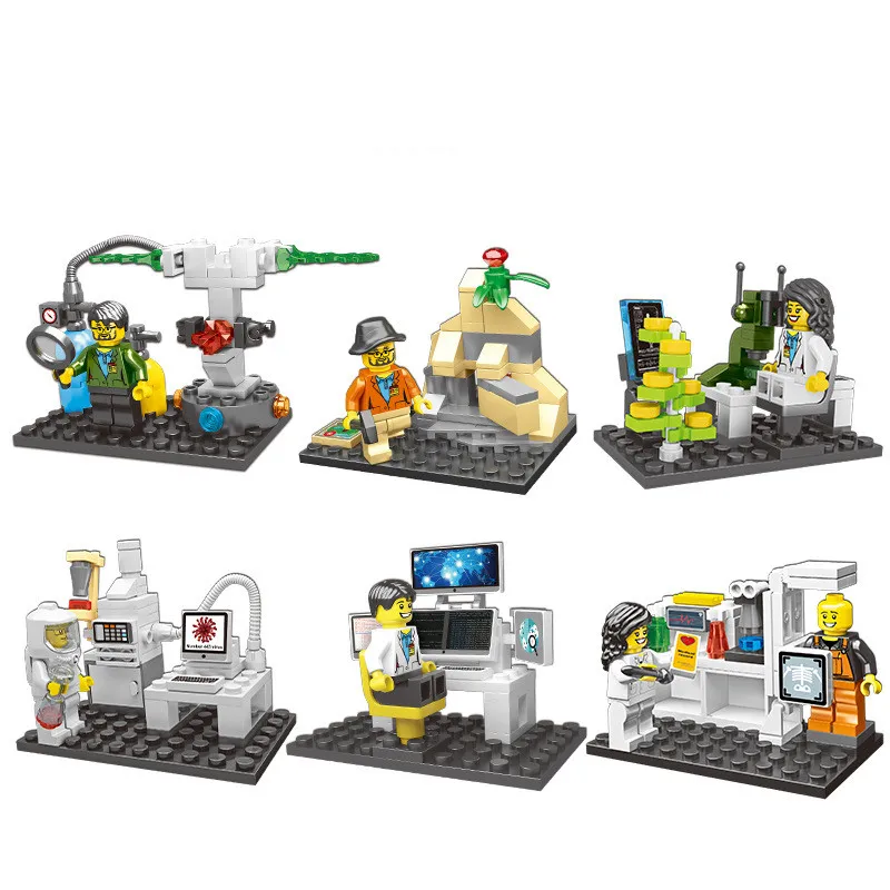 6Pcs City Creator Series Biochemical Laboratory Scientist Model Building Blocks Bricks Kids Toys Gift Compatible With Lego
6Pcs City Creator Series Biochemical Laboratory Scientist Model Building Blocks Bricks Kids Toys Gift Compatible With Lego