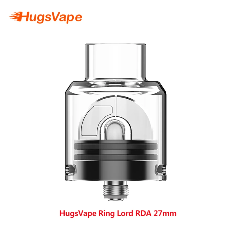 Оригинальный новейший Vape HugsVape кольцо Lord RDA 27 мм Tornado поток воздуха 510/сквомк pin vs