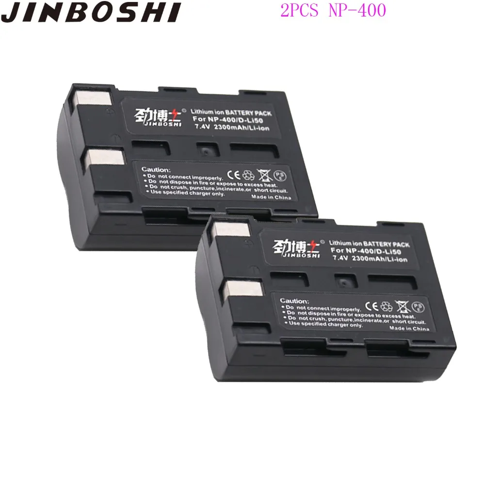 Hot sale 2pcs Battery NP-400 NP 400 NP400 D-LI50 DLI50 Rechargeable Camera Battery For Konica Minolta Maxxum 5D 7D A1 A2
Hot sale 2pcs Battery NP-400 NP 400 NP400 D-LI50 DLI50 Rechargeable Camera Battery For Konica Minolta Maxxum 5D 7D A1 A2