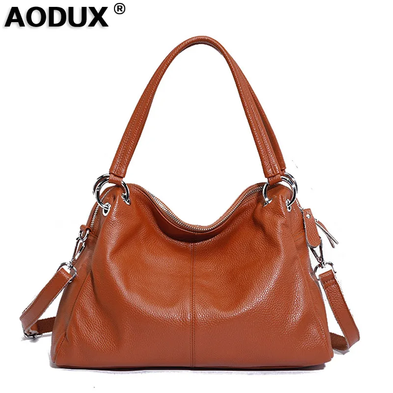 AODUX Casual Genuine Leather Women Handbags Shoulder Messenger Bags Luxury Female Designer Crossbody Bag Leather Bag Purse
AODUX Casual Genuine Leather Women Handbags Shoulder Messenger Bags Luxury Female Designer Crossbody Bag Leather Bag Purse