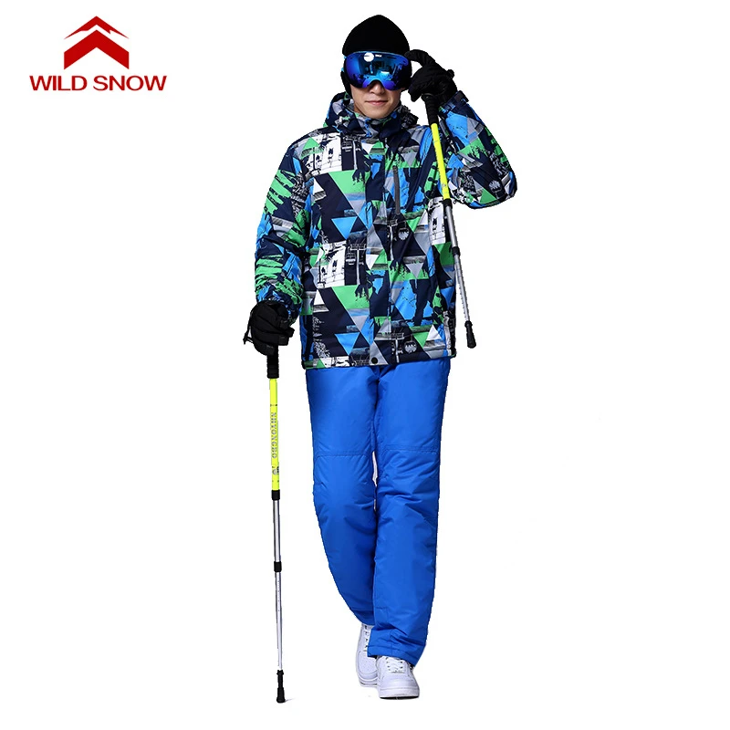 WILD SNOW Ski Suit Men Warm Waterproof Skiing Suits Set Ladies Outdoor Sport Winter Coats Snowboard Snow Jackets and Pants z4
WILD SNOW Ski Suit Men Warm Waterproof Skiing Suits Set Ladies Outdoor Sport Winter Coats Snowboard Snow Jackets and Pants z4