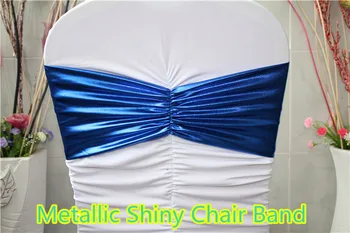 100PCS Foil Two-way Metallic Shiny Stretch/Lycra Spandex Chair Bands For Wedding
100PCS Foil Two-way Metallic Shiny Stretch/Lycra Spandex Chair Bands For Wedding