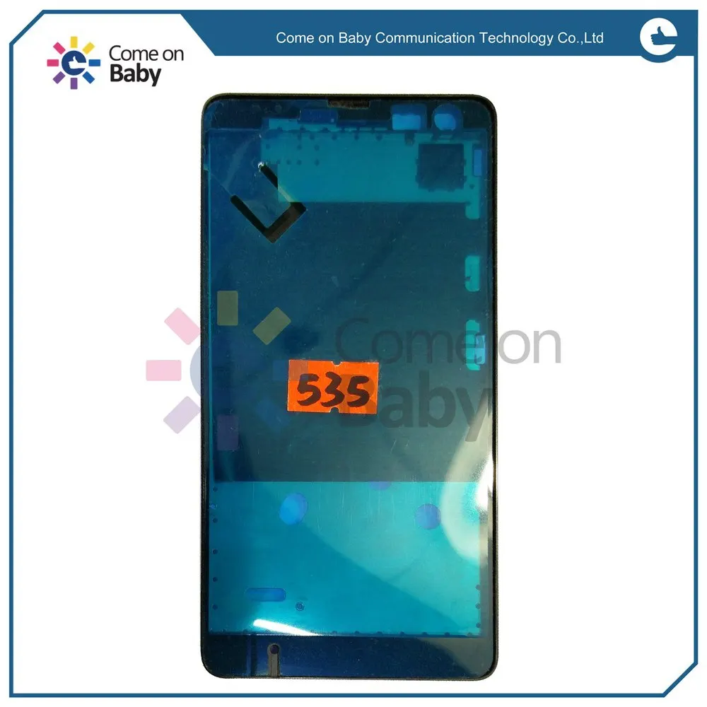 NOK0350 NEW Original Housing Front Frame With 3M Adhesive Glue for Lumia 535 (10)