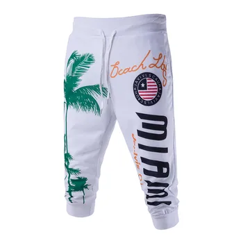 Fashion New Men's Pants Drawstring Elastic Waist Printing Loose Sports Pants c0313
Fashion New Men's Pants Drawstring Elastic Waist Printing Loose Sports Pants c0313