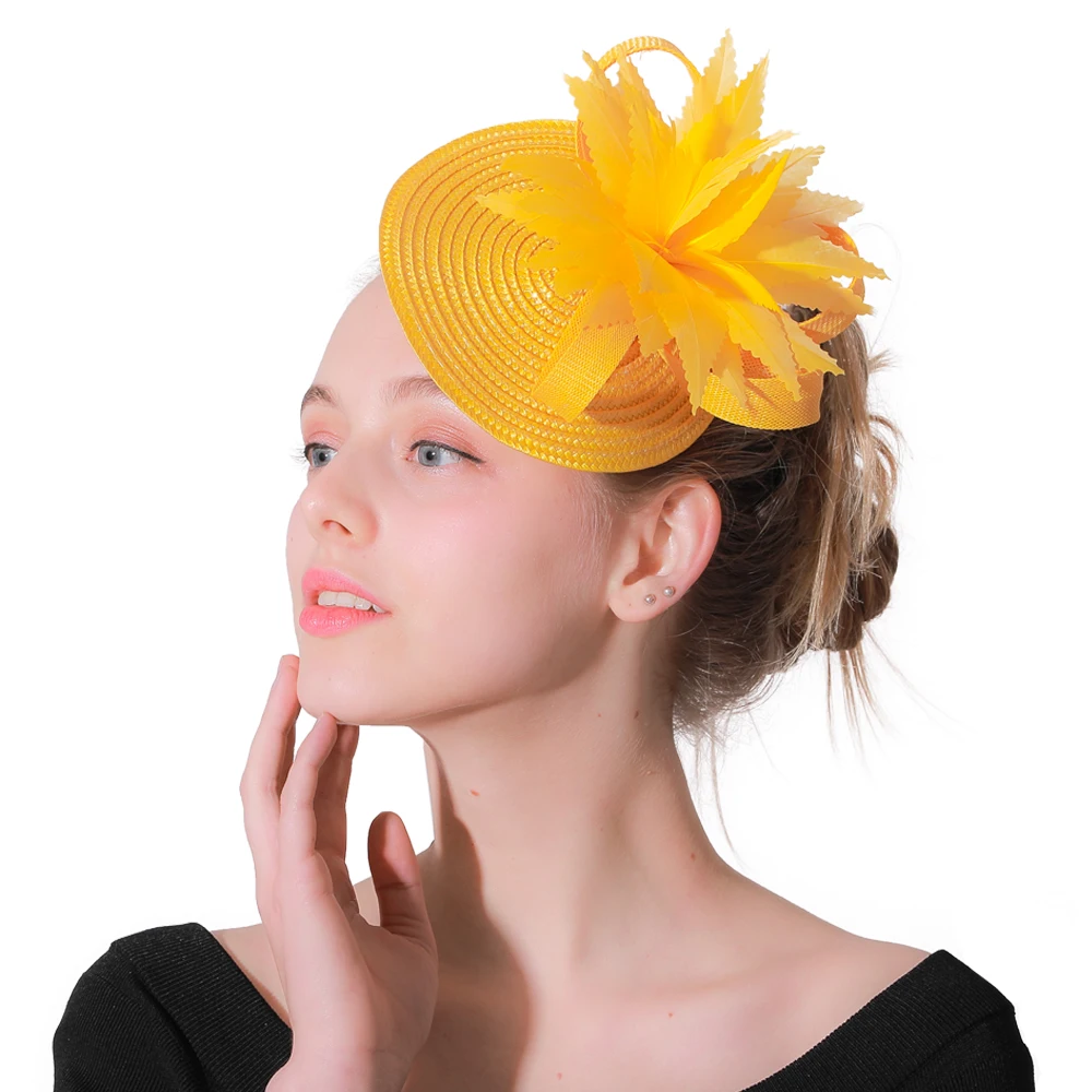 Cocktail church Women Hair Fascinator Accessories Hair Clip ladies Headwear Hairpin Feather Flowers Decoration Party Headpiece
Cocktail church Women Hair Fascinator Accessories Hair Clip ladies Headwear Hairpin Feather Flowers Decoration Party Headpiece