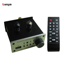 6J1/6J2 Bluetooth V4.2 плата трубного предусилителя 6J1/6J2 желчный предусилитель усилитель доска + пульт дистанционного управления Управление DC12V(China)