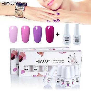 Elite99 8ml Nail Art Design Gel Polish With Gift Box Soak Off Enamel Gel Nail Polish 4 Piece UV Gel Varnish + Top Coat Base Coat
Elite99 8ml Nail Art Design Gel Polish With Gift Box Soak Off Enamel Gel Nail Polish 4 Piece UV Gel Varnish + Top Coat Base Coat
