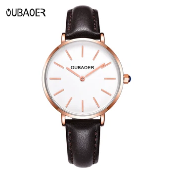 OUBAOER Luxury Brand Ladies Quartz Wrist Watch Business Watch Women Dress Fashion Leather Clock Gift For Women Relogio Feminino
OUBAOER Luxury Brand Ladies Quartz Wrist Watch Business Watch Women Dress Fashion Leather Clock Gift For Women Relogio Feminino