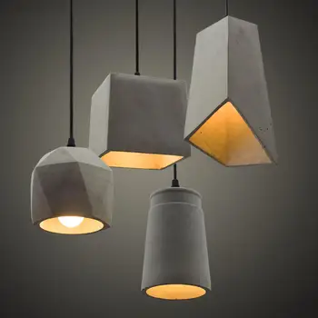 Nordic Rustic Cement Pendant Lights 4 kinds natural cement suspension lamp Vintage Industrial Lighting Fixtures Hanging lamp
Nordic Rustic Cement Pendant Lights 4 kinds natural cement suspension lamp Vintage Industrial Lighting Fixtures Hanging lamp
