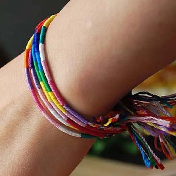 PRIDE RAINBOW FLAG Infinity Bracelet, Hope Breast cancer Wishing Tree Bracelets friends cotton cord braided MIX COLOR
PRIDE RAINBOW FLAG Infinity Bracelet, Hope Breast cancer Wishing Tree Bracelets friends cotton cord braided MIX COLOR