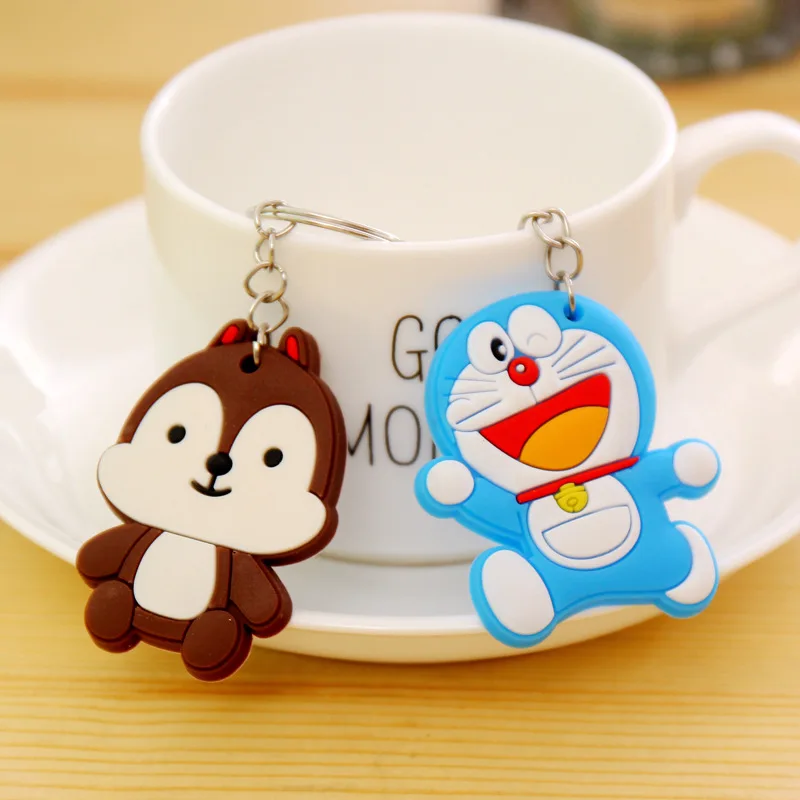 1PCS Lovely Cartoon Batman Squirrel Doraemon Silicone Key ring Keychain Backpack Accessories Key chains Key Holder Kids Gift
1PCS Lovely Cartoon Batman Squirrel Doraemon Silicone Key ring Keychain Backpack Accessories Key chains Key Holder Kids Gift