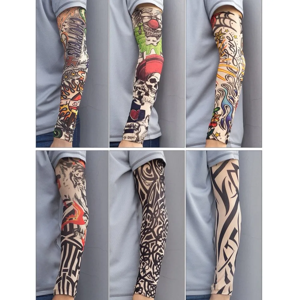 Oloey Tattoo Arm sleeve Quick drying Breathable Elastic Tight Personality Keep Warm Armband For Tennis and Halloween props
Oloey Tattoo Arm sleeve Quick drying Breathable Elastic Tight Personality Keep Warm Armband For Tennis and Halloween props