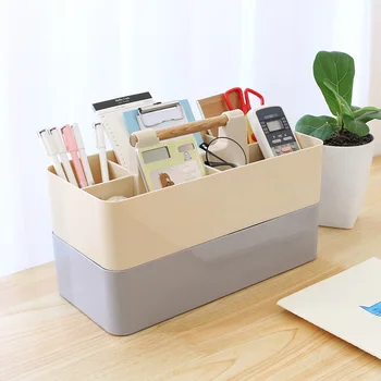 Simple Creative Multi-grid Plastic Stackable Storage Box Organizer Wooden Handle Design Multi-function Item Storage Container
Simple Creative Multi-grid Plastic Stackable Storage Box Organizer Wooden Handle Design Multi-function Item Storage Container