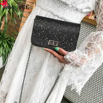 MOJOYCE Shining Sequins Sling Shoulder Crossbody Bags Chain Women Party PU Messenger Handbags Girls Fashion Sequins Handbag
MOJOYCE Shining Sequins Sling Shoulder Crossbody Bags Chain Women Party PU Messenger Handbags Girls Fashion Sequins Handbag