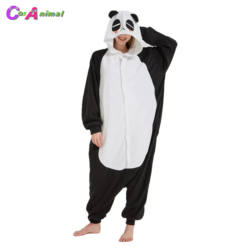 

Crying Panda Adult's Polar Fleece Kigurumi Women and Men Cartoon Animal Onesies Pajama For Halloween Carnival Masquerade Party