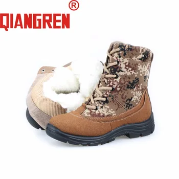 QIANGREN Military Factory-direct Men's Winter Suede Wool Work Tactical Boots Safety Boots Outdoors Rubber Snow Botas Militares
QIANGREN Military Factory-direct Men's Winter Suede Wool Work Tactical Boots Safety Boots Outdoors Rubber Snow Botas Militares
