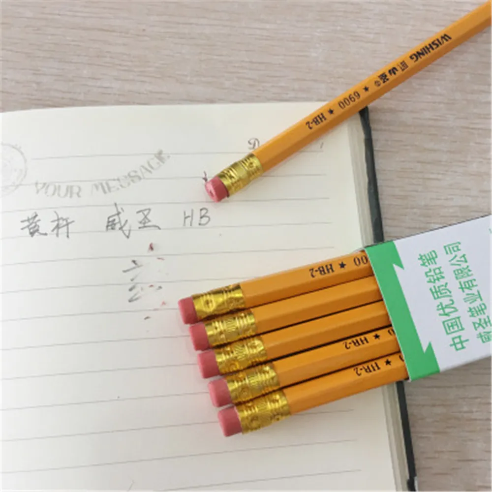 Hot 10pcs/set Classic Simplicity Pencil With Rubber Attached HB Writing Learn Drawing Pencil Sketch School Supply Stationery
Hot 10pcs/set Classic Simplicity Pencil With Rubber Attached HB Writing Learn Drawing Pencil Sketch School Supply Stationery