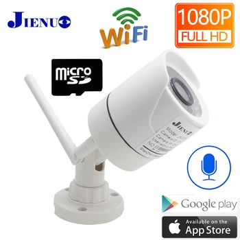 

IP Camera Wifi 1080P HD Security Outdoor Waterproof Night Vision Audio Wireless CCTV Surveillance 2.0MP Ipcam P2P Home Camera