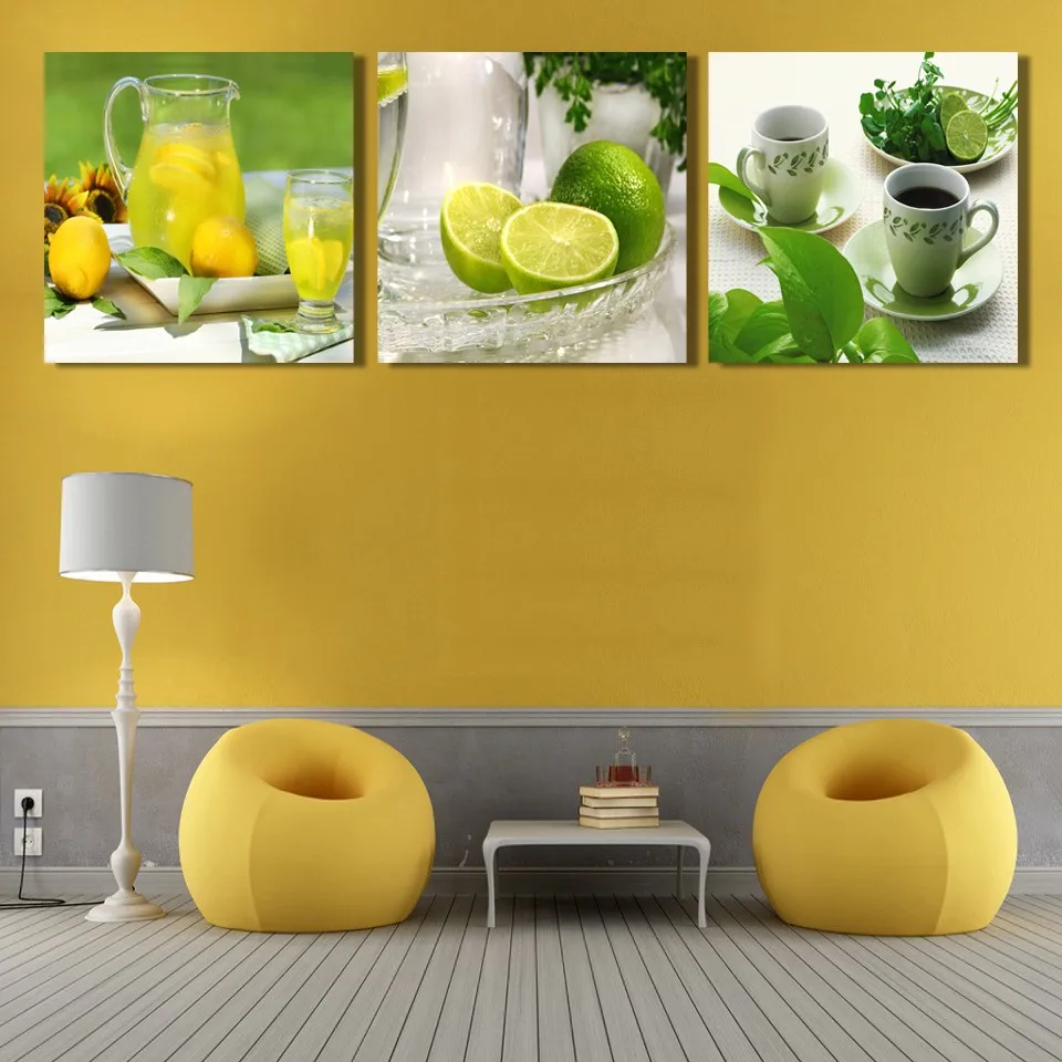 3 Pieces Canvas Art Modern Printed Fruits Lemon Canvas Printed Painting Home Decor Kicthen Wall Pictures For Living Room Framed
3 Pieces Canvas Art Modern Printed Fruits Lemon Canvas Printed Painting Home Decor Kicthen Wall Pictures For Living Room Framed