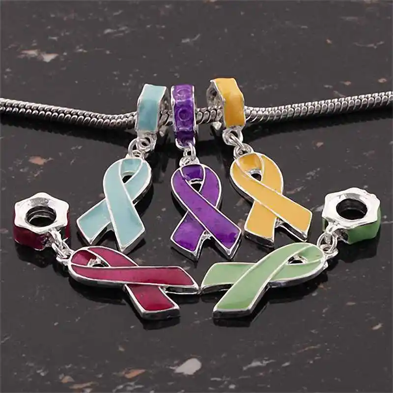 SUNYIK 1Lot (20Pc) Multi-color Enamel Ribbon Awareness Charms Dangle Beads Fit European Charm Bracelet
SUNYIK 1Lot (20Pc) Multi-color Enamel Ribbon Awareness Charms Dangle Beads Fit European Charm Bracelet