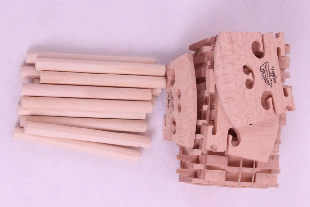4/4 violin parts Accessories 20 pcs Maple bridge +20Pcs sound post High quality Yinfente Musical Instruments parts
4/4 violin parts Accessories 20 pcs Maple bridge +20Pcs sound post High quality Yinfente Musical Instruments parts