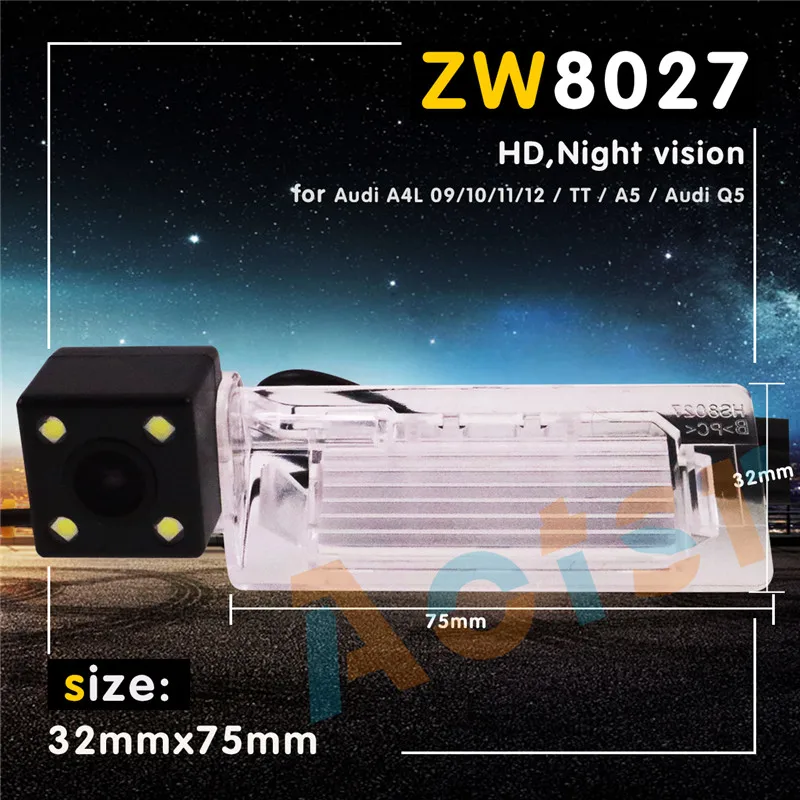 HD night vision Car Rear View Camera Reverse Backup Color parking Camera 32 * 75 for Auti A4L 09/10/11/12/TT/A5/Q5
HD night vision Car Rear View Camera Reverse Backup Color parking Camera 32 * 75 for Auti A4L 09/10/11/12/TT/A5/Q5