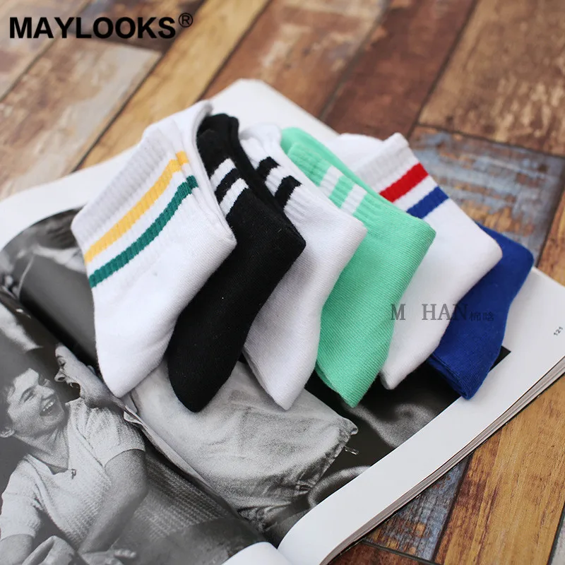 Maylooks Classic two tube socks casual college wind socks men's cotton autumn and winter cotton W50
Maylooks Classic two tube socks casual college wind socks men's cotton autumn and winter cotton W50